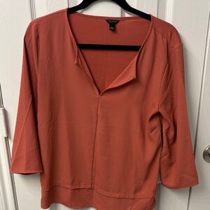 Ann Taylor Terracotta Blouse